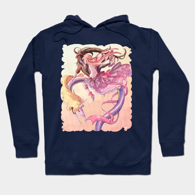 Ride with Lady Rainicorn Hoodie by Metagalactic